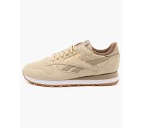 Reebok Unisex's Leather Sneaker, Classic Beige/Classic Beige/ASH