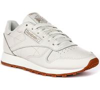 Reebok Classic Leather Foam Cover Lace up Women Trainer Off White UK 3 - 7