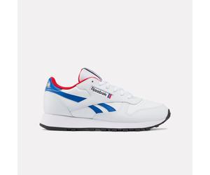 Reebok - Classic Leather Junior Sneakers, Ftwrwhite/Vectorblue/Vectorred, Size: 37