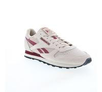Reebok Classic Leather Mens Beige Suede Lace Up Lifestyle Sneakers Shoes 13