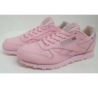 REEBOK CLASSIC LEATHER PINK METALLIC RUNNING TRAINERS BD5898