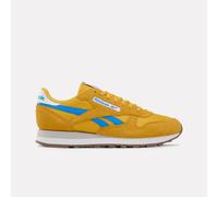 Reebok Unisex Classic Leather Trainers, Always Yellow Virtual Blue FTWR White, 8.5 UK