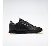 Reebok - Classic Leather Sneakers, Black/Pure Grey/Reebok Grey, Size: 40