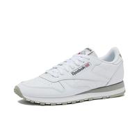 Reebok Men's Classic Leather Sneakers, Footwear White/Pure Grey3/Pure Grey, 9 UK