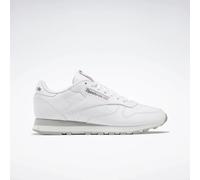 Reebok Unisex Classic Leather Sneaker, Ftwwht Pugry3 Purgry, 3.5 UK