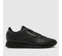Reebok Classic Leather Trainers in Black UK 12