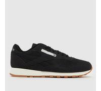 Reebok - Classic Leather Sneakers, Black/Chalk/Gum, Size: 42