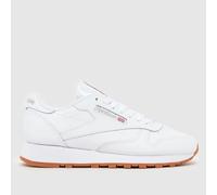 Reebok Shoes Classic Leather White/Brown Size 40.5
