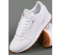 Reebok Classic Leather Trainers White/Gum - 80s,90s,Sneakers,Casuals,Footwear
