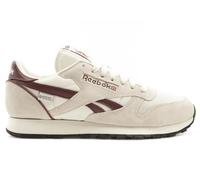 REEBOK CLASSIC Mens Leather Gore-Tex Trainers - All Sizes - Chalk/Burgundy NEW.