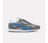 Reebok - Classic Nylon Sneakers, Still Grey/Grey 3/Virtual Blue, Size: 36
