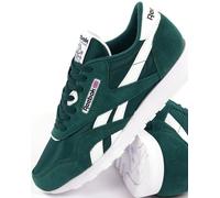 Reebok Men's Classic Nylon Sneaker, Collegiate Green Collegiate Green White, 10.5 UK