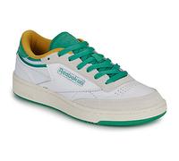 Reebok Unisex Club C 85 Trainers, White/Upgraded Green/Chalk, 42 EU, White Upgradegreen Chalk, 8 UK