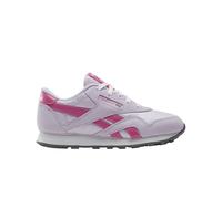 Reebok Classic Step N' Flash 2.0 - Unisex Kids' Stretch Lace Sneaker, White/True Pink, 12.5 cm