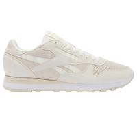 Reebok Classic Black Leather Sneakers, Chalk Sand White, 12.5 UK