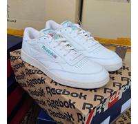 Reebok Classics Club C 85 TV Trainers Shoes Unisex - Off White - Retro Sneakers