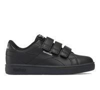 Reebok Unisex Children's Court Clean Hook & Loop Straps Trainers, Black Grey1, 10.5 UK Child