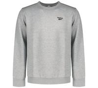 Reebok - ID Small Logo Fleece Crewneck Sweatshirt, Man, Light Grey Marl, Size: L