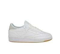 Reebok Club C 85 Diamond Lace-Up White Smooth Leather Womens Trainers BD4427 - Size UK 6.5
