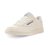 Reebok Men Club C 85 Sneaker, Chalk/Chalk/Classic Cobalt, 11