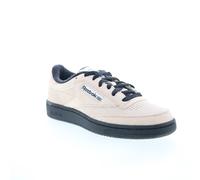 Reebok Club C 85 Mens Beige Suede Lace Up Lifestyle Trainers Shoes