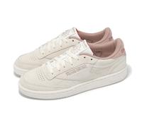 Reebok Club C 85 Sand Beige Pink Women Classic Casual Shoes Sneakers 100208987