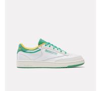Reebok - Club C 85 Sneakers, White/Upgradegreen/Chalk, Size: 38.5