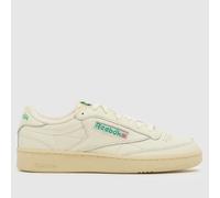 Reebok Men Club C 85 Vintage Sneaker, Top-Chalk/Paperwhite/Glen Green, 8