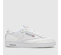 Reebok Club C 85 Trainers in White & grey UK 4