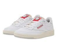 Reebok - Club C 85 Vintage Sneakers White, Chalk & Vector Red - 43