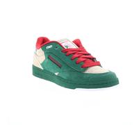 Reebok Club C Bulc Mens Green Suede Lace Up Lifestyle Trainers Shoes
