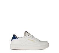 REEBOK CLUB C CLEAN LEATHER WOMENS TRAINERS - ALL SIZES CHALK WHITE/BLUE GY1384