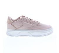 Reebok Club C Double Geo H69145 Womens Pink Lifestyle Sneakers Shoes