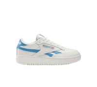 Reebok Women's Club C Double Revenge Sneaker, Chalk/Chalk/Essential Blue, 8 UK