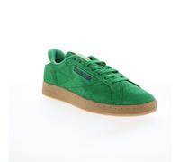 Reebok Club C Grounds Mens Green Suede Lace Up Lifestyle Trainers Shoes