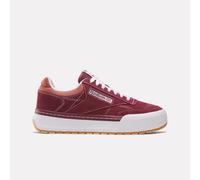 Reebok - Men's wedge sneakers - Club C Megacourt Richmond Maroon Brick Red for Men in Leather - Size 42 - Burgundy Burgundy