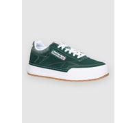 Reebok - Men's wedge sneakers - Club C Megacourt Collegiate green Escape Green White Gum for Men in Leather - Size 42 Green
