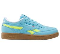 Reebok Unisex Children's Club C Revenge Trainers, Digital Blue Solar Acid Yellow Gum, 10.5 UK Child