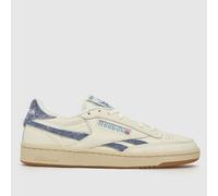 Reebok Club C Revenge Trainers in White & Blue UK 3 (EU 35½)