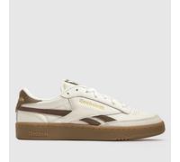 Reebok - Retro sneakers - Club C Revenge Vintage Chalk/Formal Brown/Gum for Men in Leather - Size 9 UK - White White 9 UK