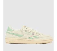 Reebok - Leather sneakers - Club C Revenge Vintage Chalk / Light Sage / Paper White for Women in Leather - Size 39 - Green Green 39