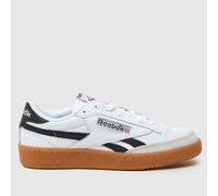 Reebok Club C Revenge Vintage Trainers in White & Black UK 4 (EU 36)