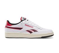 Reebok Unisex Club C Revenge Tennis Shoes, White/VECTORRED/Black, 5 UK