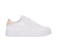 Reebok Women's Court Advance Bold Tennis Shoes, White/White/WASHEDCLAY, 3.5 UK
