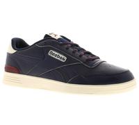 Reebok Court Advance Clip Men's Navy & Cream Leather Trainers, Size: 8