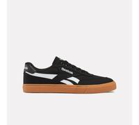 Reebok Men's Court Advance Vulc Trainers, Jet Black/Bright White/TAN, 42 EU