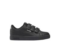 Reebok Court Clean Hook & Loop Straps Trainers, Black/Black/GREY1, 32 EU / 13 UK, Black Grey1, 13 UK