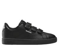 Reebok Court Clean Hook & Loop Straps Trainers, Black/Black/GREY1, 33 EU, Black Grey1, 14 UK