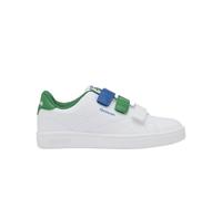 Reebok Court Clean Hook & Loop Straps Trainers, White/Glengreen/Twilight Blue, 28 EU / 10 UK, White Glengreen Twilight Blue, 10 UK