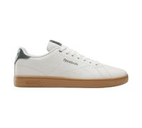 Reebok Court Clean Leather Trainers White, Chalk Darkfog Vectornavy, 12 UK